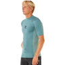 Rip Curl - Mens Waves Upf Perf Short Sleeve Rash Guard