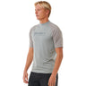Rip Curl - Mens Shock Upf Short Sleeve Rash Guard