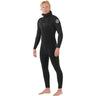Rip Curl - Mens Dawn Patrol 5/4Mm Hooded Chest Zip Fullsuit