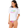 Rip Curl - Womens Es Vedra Short Sleeve Surflite Rash Guard