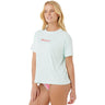 Rip Curl - Womens Aloha Keepsakes Short Sleeve Surf Lite Rash Guard