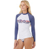 Rip Curl - Womens Waikiki Waves Upf Long Sleeve Rash Guard
