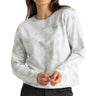 Free Fly - Womens Embroidered Logo Fleece Crew Neck Sweatshirt