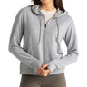Free Fly - Womens Bamboo Lightweight Fleece Zip Hoodie