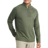Free Fly - Mens Bamboo Heritage Fleece Quarter Zip Pullover