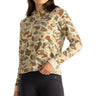 Free Fly - Womens Bamboo Lightweight Fleece Cropped Hoodie