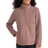 Free Fly - Womens Bamboo Sherpa Fleece Half Zip Pullover