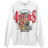 Junk Food - Unisex 49Ers Conversion Crew Neck Fleece Sweatshirt