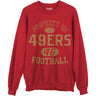 Junk Food - Unisex 49Ers Property Crew Neck Fleece Sweatshirt