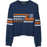 Junk Food - Womens Bears Retro Crop Fleece Sweatshirt