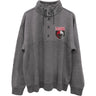 Junk Food - Mens Chiefs Slant 1/4 Button Up Fleece Sweater