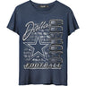 Junk Food - Womens Cowboys Brick Vintage T-Shirt