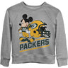 Junk Food - Girls Packers Mickey Ctp Fleece Sweatshirt