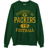 Junk Food - Unisex Packers Property Crew Neck Fleece Sweatshirt