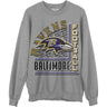 Junk Food - Unisex Ravens Backfield Crew Neck Fleece Sweatshirt