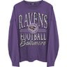 Junk Food - Mens Ravens Lateral Crew Neck Fleece Sweatshirt