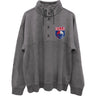Junk Food - Mens Bills Slant 1/4 Button Up Fleece Sweater