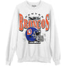 Junk Food - Unisex Broncos Conversion Crew Neck Fleece Sweatshirt