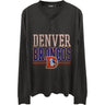 Junk Food - Mens Broncos Long Sleeve Henley