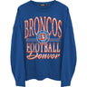 Junk Food - Mens Broncos Lateral Crew Neck Fleece Sweatshirt