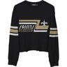 Junk Food - Womens Saints Retro Crop Fleece Sweatshirt