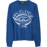Junk Food - Womens Seahawks Football Raglan Crew Neck Fleece Sweatshirt