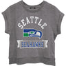Junk Food - Womens Seahawks Raglan Fleece Tank Sweater