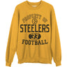 Junk Food - Unisex Steelers Property Crew Neck Fleece Sweatshirt