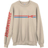 Junk Food - Womens Bud Striped Fleece Sweatshirt