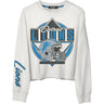 Junk Food - Womens Lions Helmet Crop Fleece Sweatshirt