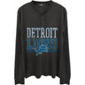 Junk Food - Mens Lions Long Sleeve Henley