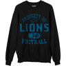 Junk Food - Unisex Lions Property Crew Neck Fleece Sweatshirt