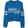 Junk Food - Womens Lions Retro Crop Fleece Sweatshirt