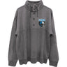 Junk Food - Mens Lions Slant 1/4 Button Up Fleece Sweater