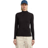 G-Star - Womens A Line Slim Rib Mock Long Sleeve Top