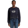 G-Star Raw - Womens Overdyed Cropped Logo Loose Regular Sweater
