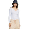 G-Star Raw - Womens Slim Rib Long Sleeve V-Neck Top