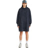 G-Star Raw - Womens Loose Overdyed Hooded Sweatshirt Long Sleeve Dress