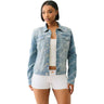True Religion - Womens Aop Relaxed Trucker Jacket