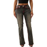 True Religion - Womens Becca Mr Flap Sup T Bootcut Jeans