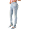 True Religion - Womens Billie Mr St Flap Super T Straight Jeans