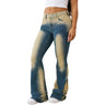 True Religion - Womens Mr Ruched Flare Jeans