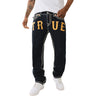 True Religion - Mens Ricky Rope Stitch Flap Western Straight Jeans