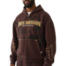 True Religion - Mens Cinched Big T Zip Up Hoodie