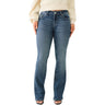 True Religion - Womens Crystal Wing Becca Flap Bootcut Jeans
