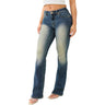 True Religion - Womens Glitter Spray Becca Mr Bootcut Jeans
