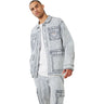 True Religion - Mens Hickory Big T Military Shacket