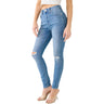 True Religion - Womens Jennie Hr Flap Big T Skinny Jeans