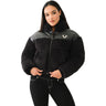 True Religion - Womens Tr Pu Yoke Sherpa Jacket