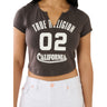 True Religion - Womens Tr V Notch Slim Cap Sleeveless T-Shirt